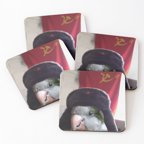 Item preview, Communist parrot designed and sold by Nekaiida.