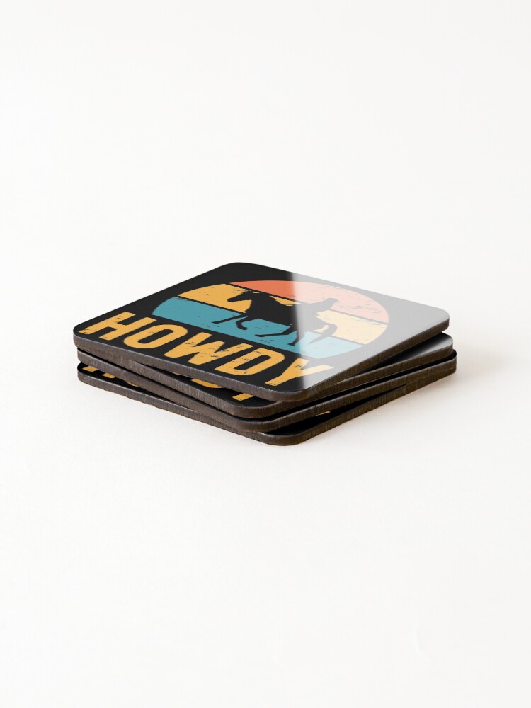 Thumbnail 4 of 5, Coasters (Set of 4), Howdy designed and sold by Statim.