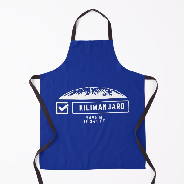 Item preview, Mount Kilimanjaro - Tickbox - height 5895m/19,341ft - Blue Background designed and sold by SimplyDeals.