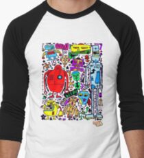 CRAZY DOODLE 3 Men's Baseball ¾ T-Shirt