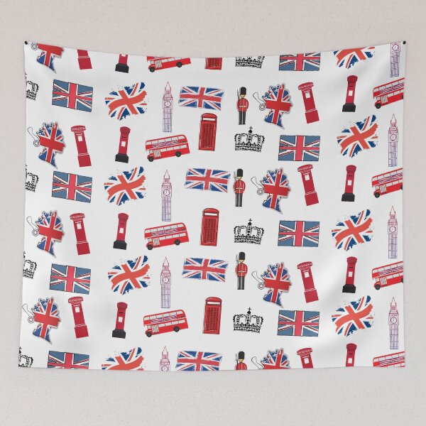 Item preview, London Town England British Images Pattern designed and sold by Krafty  Arts Studio.