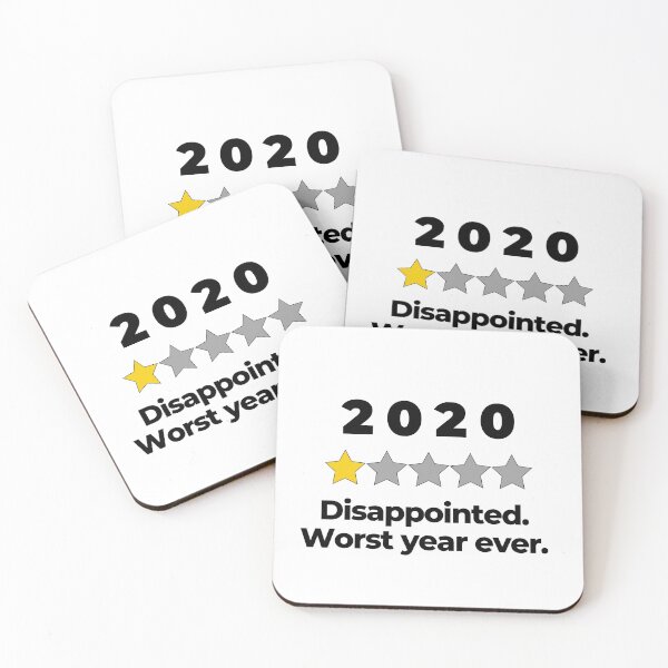 Item preview, 2020 Bad Year Review One Star Rating Cute Funny Joke October September Sarcastic Class Motivational Inspirational Birthday Gift designed and sold by EpsilonEridani.