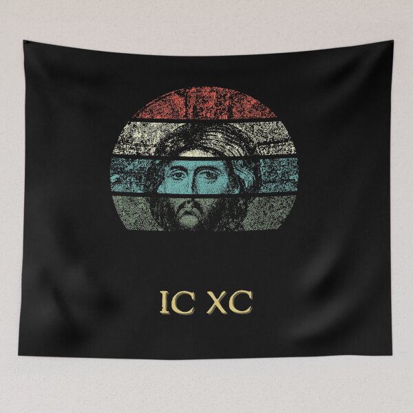 Aperçu de l'œuvre Jésus-Christ IC XC créée et vendue par DiverseMerch.