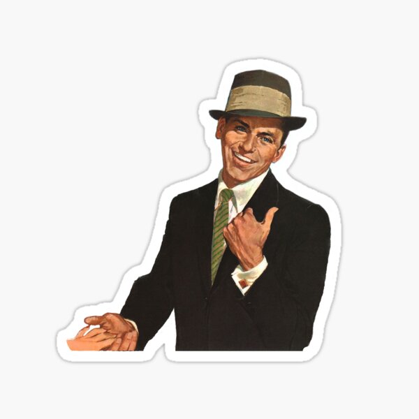 Frank Sinatra Come Fly With Me Sticker