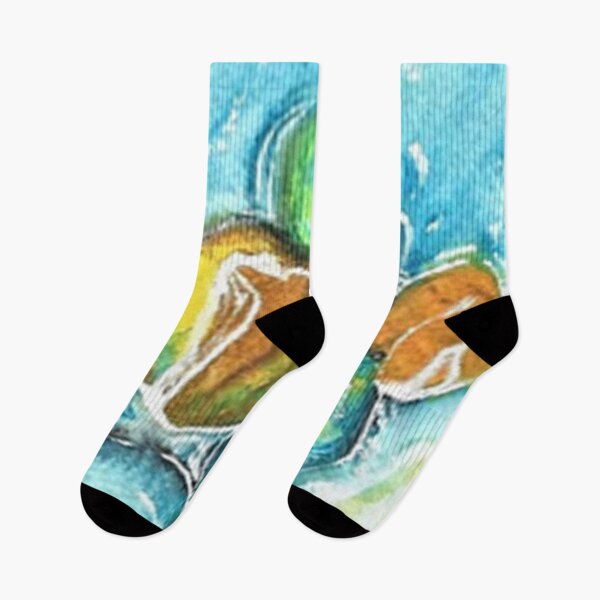 Item preview, River Rocks Watercolor Painting designed and sold by OrangeYaHappy.