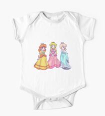 Princess Peach, Rosalina and Princess Daisy Kurzärmeliger Einteiler