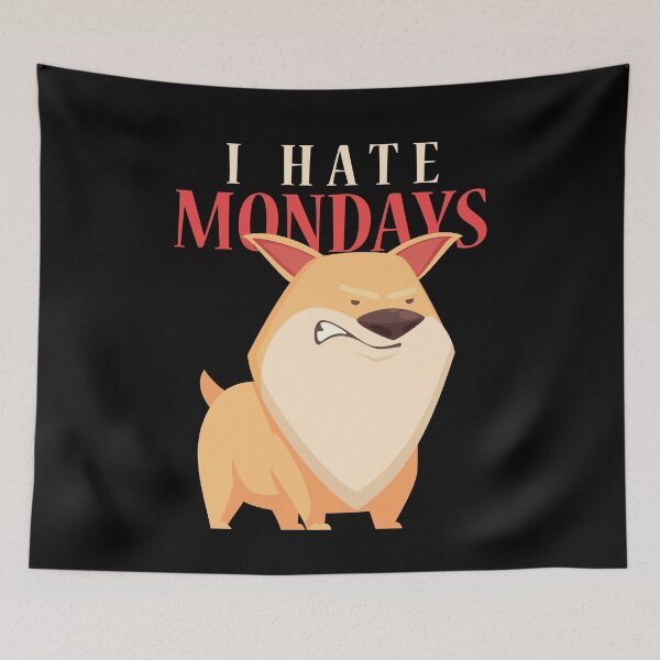 Item preview, Cute Corgi Dog - I hate Mondays / TAGADOG designed and sold by tagadog.