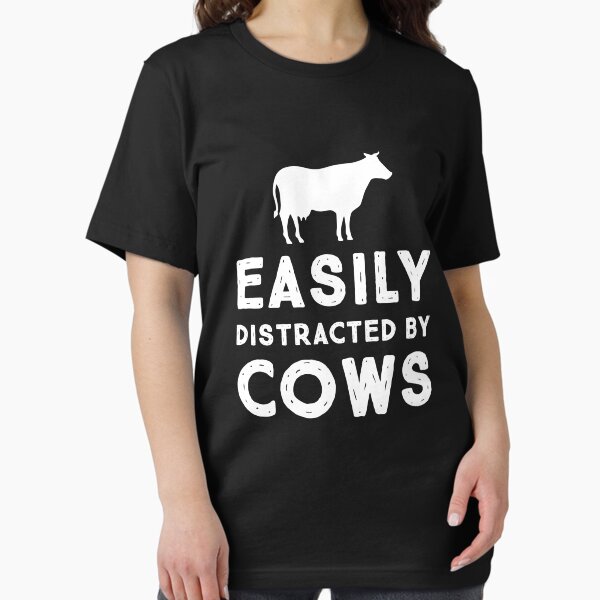 Vista previa del artículo con la obra «Fácilmente distraído por las vacas - Agricultura», diseñado y vendido por AYZY art.
