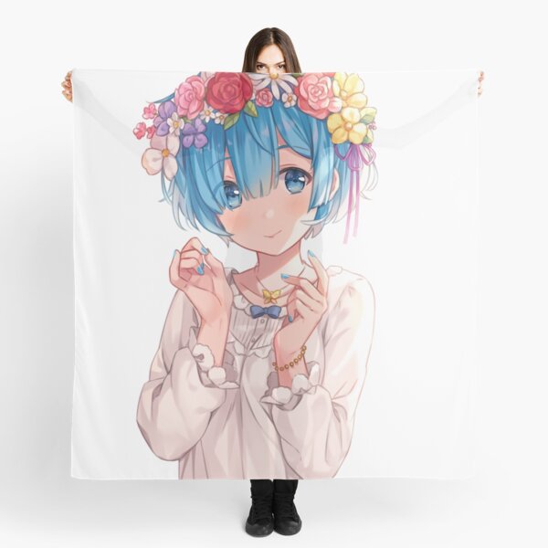 re zero rem scarves redbubble redbubble