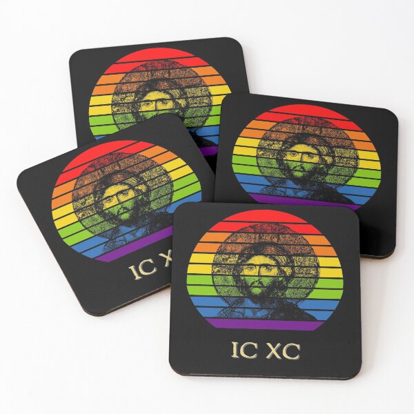 Item preview, Jesus Christ IC XC God's Promise Rainbow designed and sold by DiverseMerch.