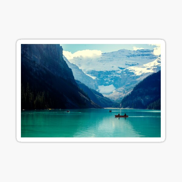 "Lake Louise" Sticker for Sale by janeruttkayova | Redbubble