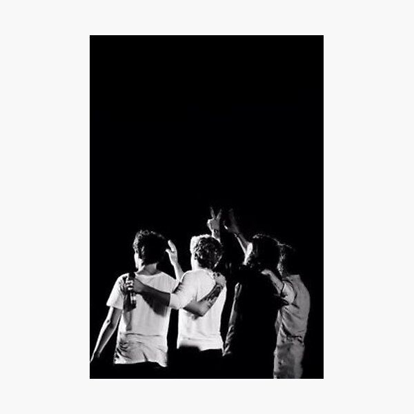Black & White One Direction Photographic Print