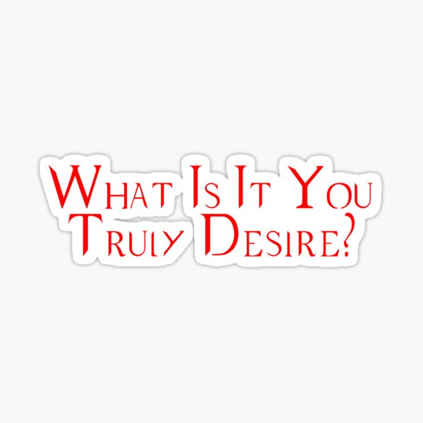 Luzifer - True Desire Red Sticker