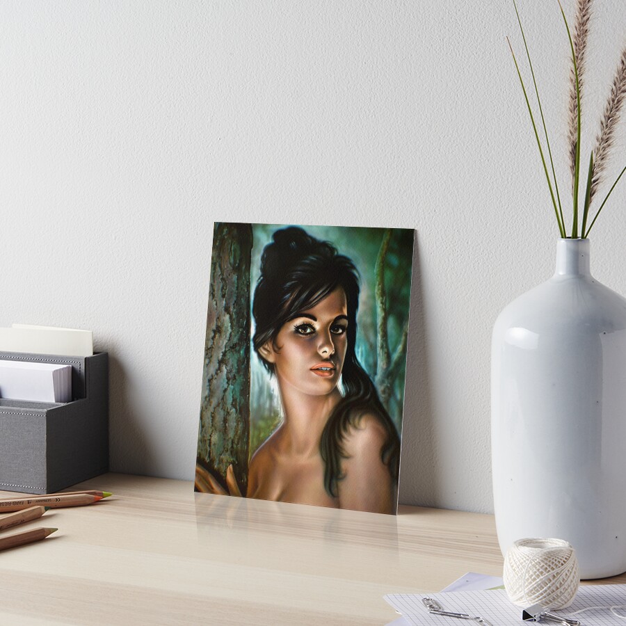 Vintage Retro Woman 60s 70s Jh Lynch Mid Century Lady Tina Art Board Print By Se9241 Redbubble