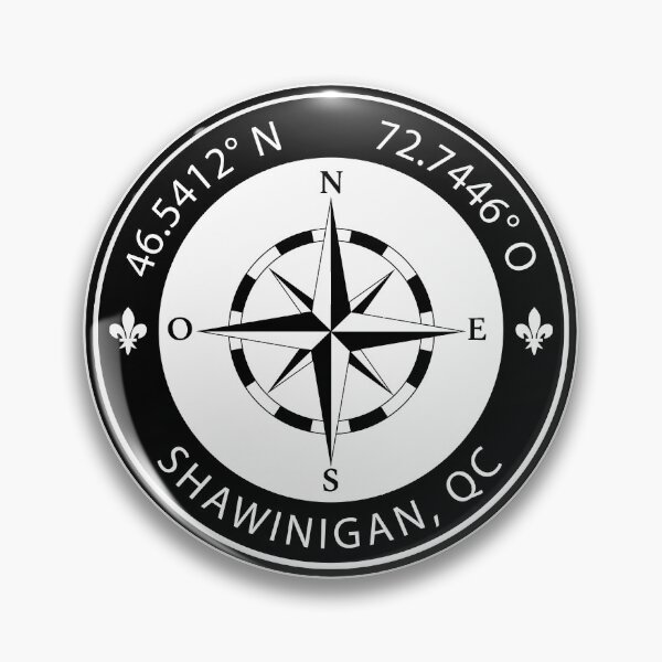 Item preview, Shawinigan, Quebec Geographical Coordinates designed and sold by TeeOhGraphics.