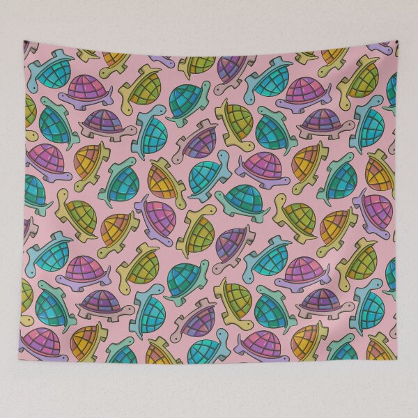Item preview, Turtles - Pink designed and sold by by-lauren.