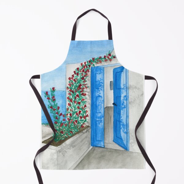 Item preview, Santorini Doorway designed and sold by ArtbyJamila.