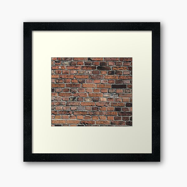 Item preview, Brick Wall Texture Bricks Dark Light Rough designed and sold by Sunny Collections.