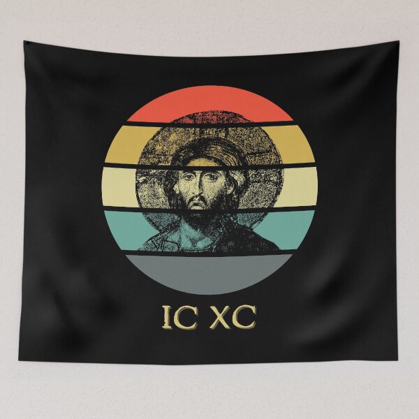 Aperçu de l'œuvre Jésus-Christ IC XC créée et vendue par DiverseMerch.