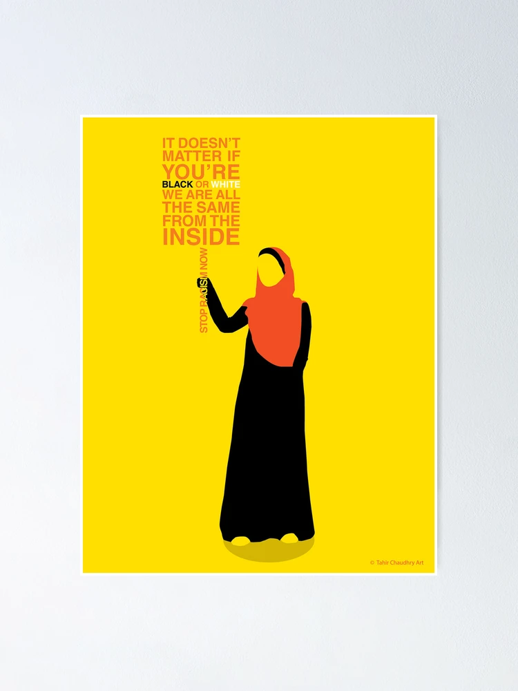 Thumbnail 1 of 3, Poster, Stop Racism designed and sold by Tahir Chaudhry.