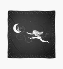 Pañuelo Conejo en la luna - borde estrellado