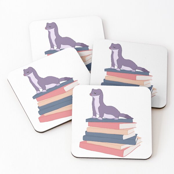 Item preview, Purple Stoat on Books designed and sold by 24hourlibrary.