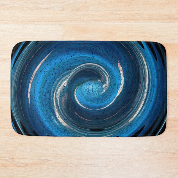Item preview,  blue swirl psychedelic color projection designed and sold by ricobarinas.