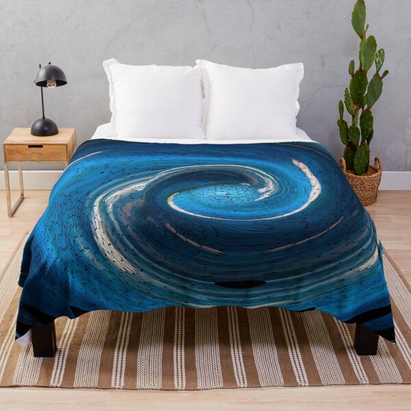 Item preview,  blue swirl psychedelic color projection designed and sold by ricobarinas.