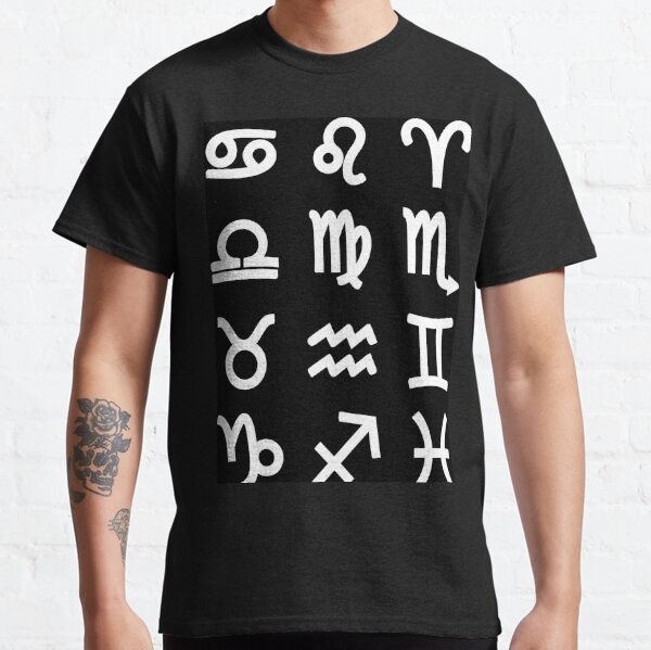 Zodiac Symbols - Astrology, Astronomy Classic T-Shirt
