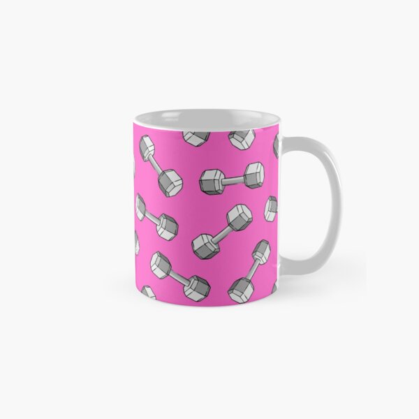 Item preview, dumbbells - weights on pink designed and sold by littlearrow.