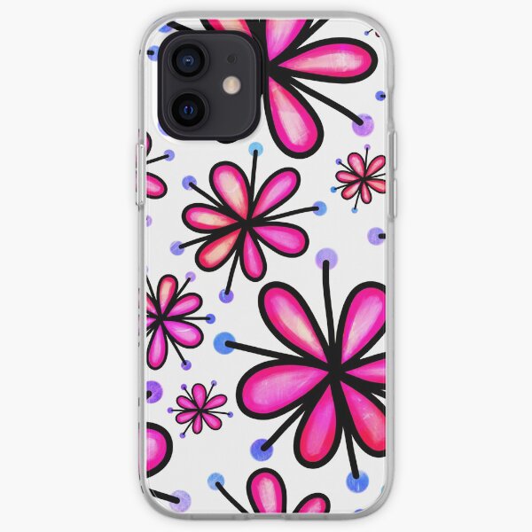 Daisies Doodles iPhone Soft Case