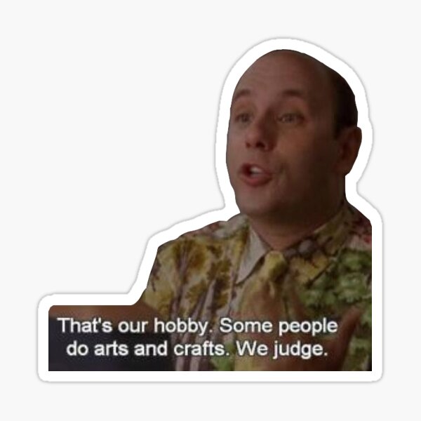 We judge Sticker
