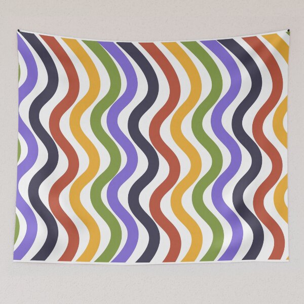 Item preview, Rainbow lines colorful pattern designed and sold by candhdesigns.