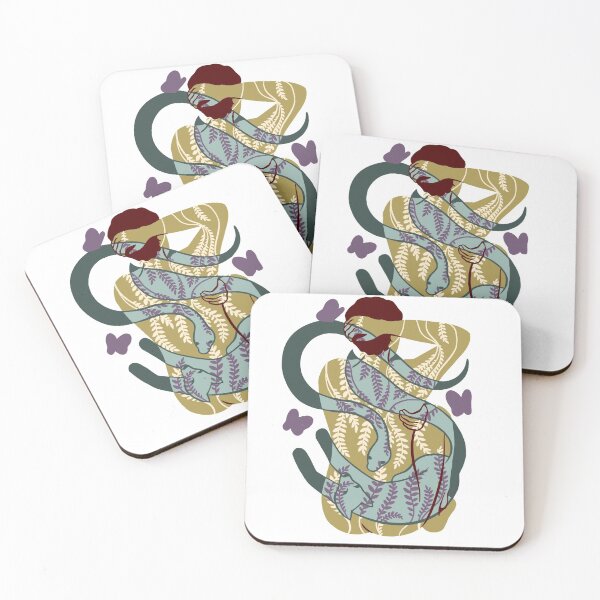 Item preview, Woman, Fox, and Snake  designed and sold by EmaErikson.