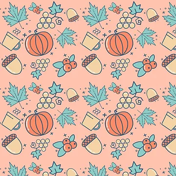 Artwork thumbnail, Autumn Pattern by alphamed