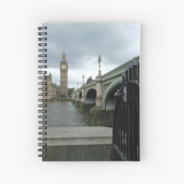Big Ben across the Thames Spiral Notebook