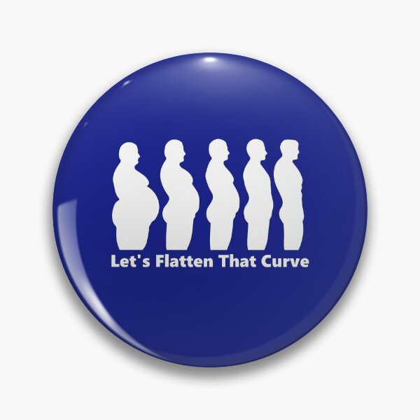 Item preview, Let's Flatten That Curve - Yes, That One designed and sold by SimplyDeals.