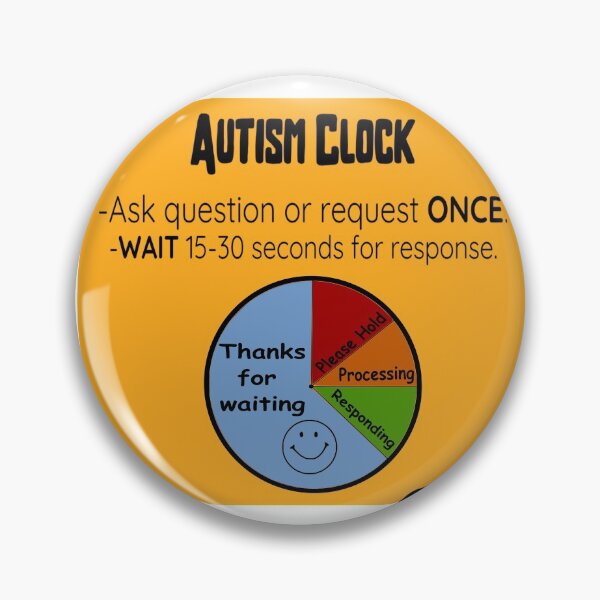 Item preview, Autism Clock designed and sold by J-LaD.