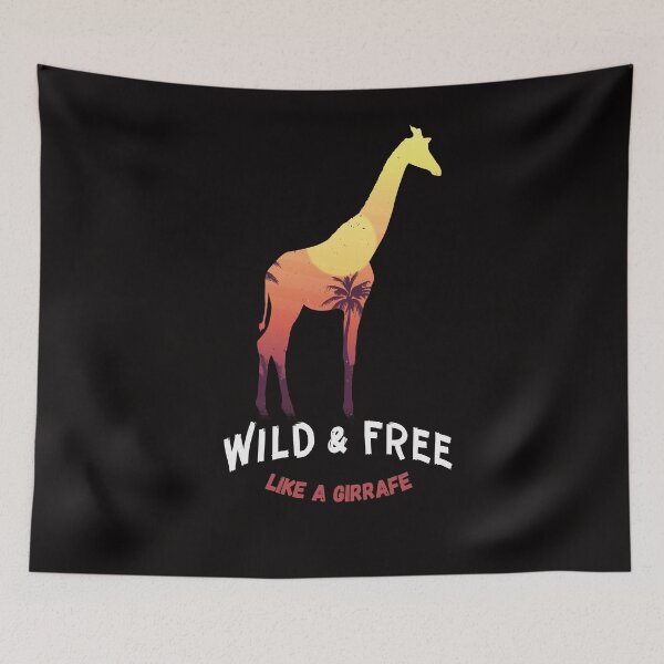 Item preview, Wild and free like a girrafe sunny summer abstract design designed and sold by Saggifit.