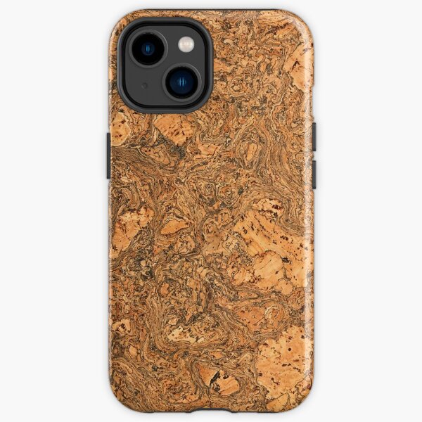 Natürliche Kork-Textur iPhone Robuste Hülle