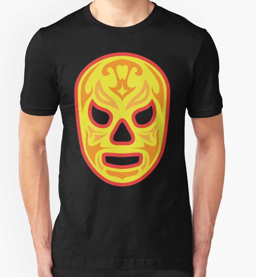 Luchador - <b>Santo Fuego</b> - ra,unisex_tshirt,x3104,101010:01c5ca27c6,front-c,650,630,900,975-bg,f8f8f8