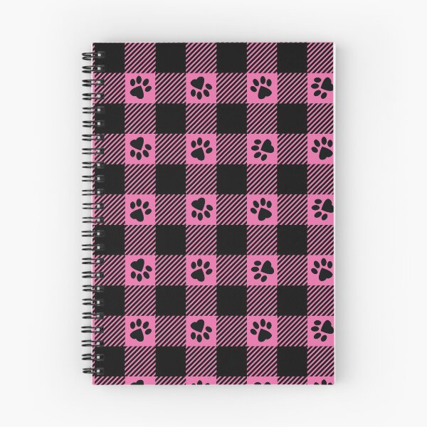 Item preview, Pink Paw Print Plaid designed and sold by PLLDesigns.