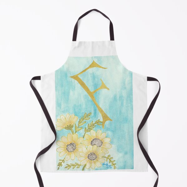 Item preview, Black Eyed Susans in a Corner F Monogram designed and sold by Theresa Welham.