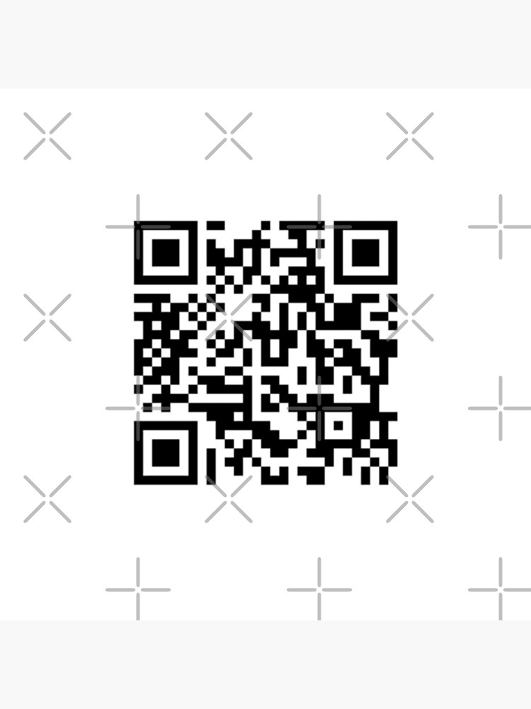 Rick Roll Link QR Code Pin for Sale by magsdesigns