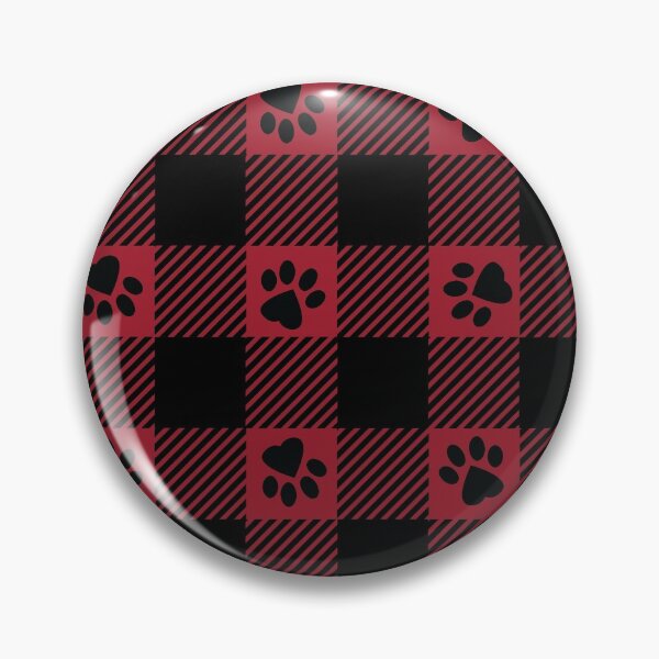 Item preview, Red Paw Print Plaid designed and sold by PLLDesigns.