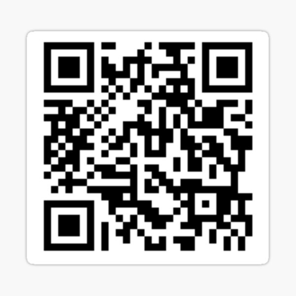 Rick Roll Link QR Code Postcard for Sale by magsdesigns