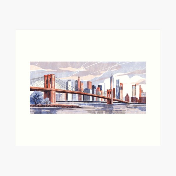 Brooklyn Bridge NYC Art Print