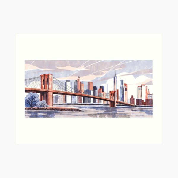 Brooklyn Bridge NYC Art Print