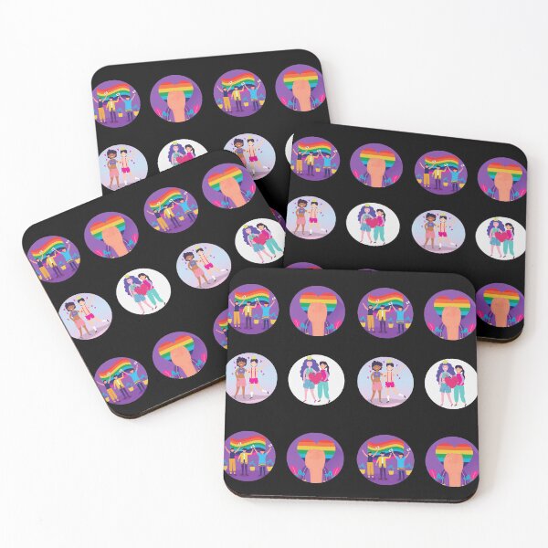 Item preview, LGBTQ+ Circle Icons designed and sold by AliCaliDesigns.
