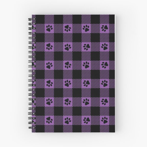 Item preview, Purple Paw Print Plaid designed and sold by PLLDesigns.